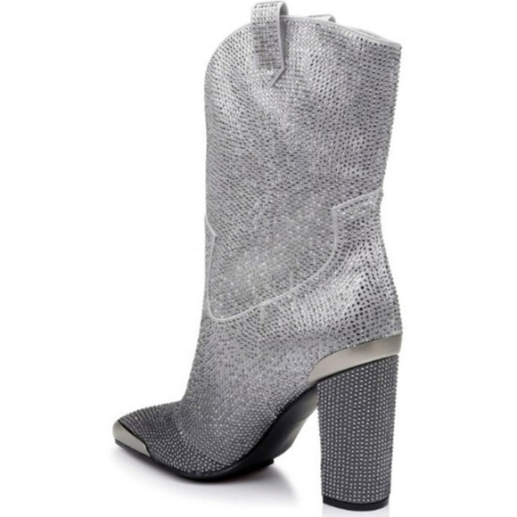 Daniel x Diamond Women's Johnny Guitar Western Boot Snip Toe Grey  Sz: 9.5 - Picture 2 of 15